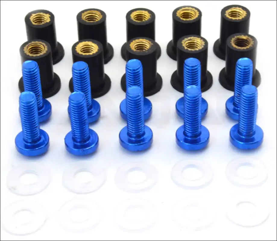 10-teiliges Schrauben-Set für Yamaha YZF-R15/R25/R125/R6/R1M | Windschutzscheiben Befestigungsschrauben