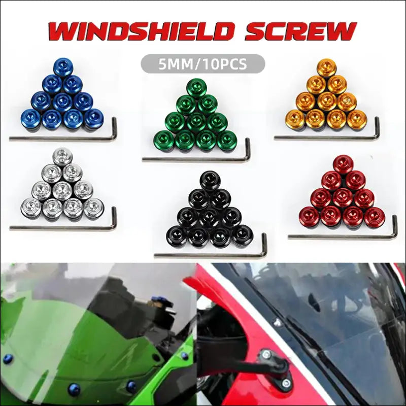 10-teiliges Windschild-Befestigungsset für Aprilia RS 660 / RSV4 | Schrauben & Muttern