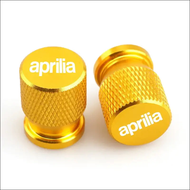 Aprilia Reifenventilkappen Optische Aufwertung für Aprilia Motorräder - Gold
