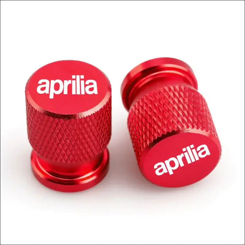 Aprilia Reifenventilkappen Optische Aufwertung für Aprilia Motorräder - Red