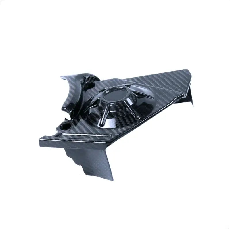 Aprilia RS660 2021-2022 Carbonfaser Ritzelabdeckung - Twill Glossy Black