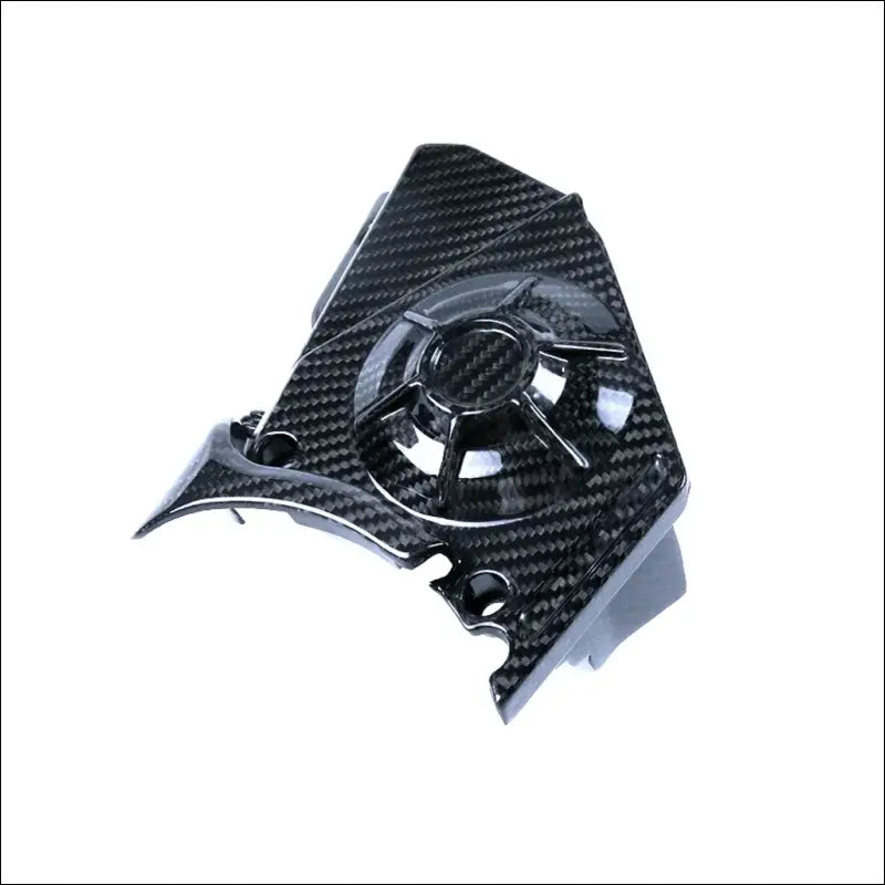 Aprilia RS660 2021-2022 Carbonfaser Ritzelabdeckung - Twill Glossy Black