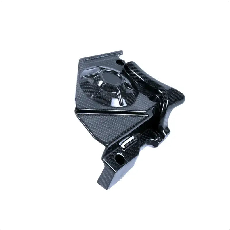 Aprilia RS660 2021-2022 Carbonfaser Ritzelabdeckung - Twill Glossy Black
