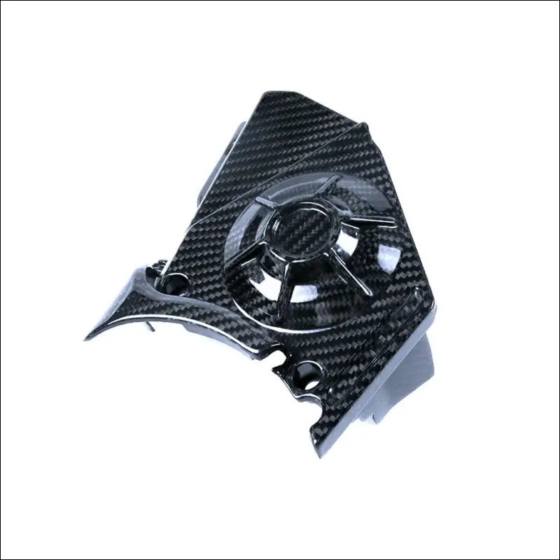 Aprilia RS660 2021-2022 Carbonfaser Ritzelabdeckung - Twill Glossy Black