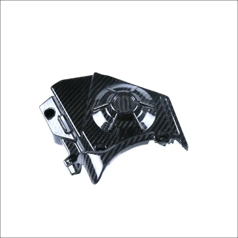 Aprilia RS660 2021-2022 Carbonfaser Ritzelabdeckung - Twill Glossy Black