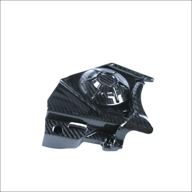 Aprilia RS660 2021-2022 Carbonfaser Ritzelabdeckung - Twill Glossy Black