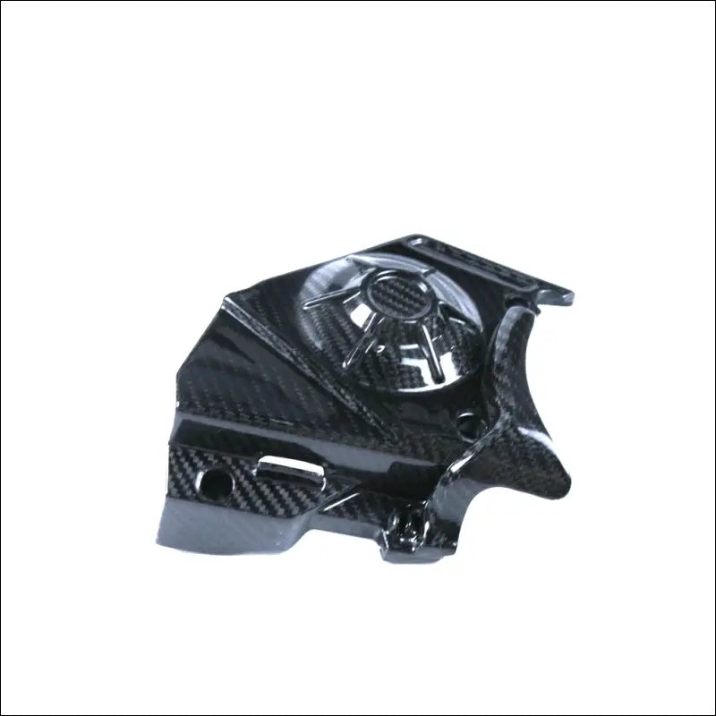 Aprilia RS660 2021-2022 Carbonfaser Ritzelabdeckung - Twill Glossy Black