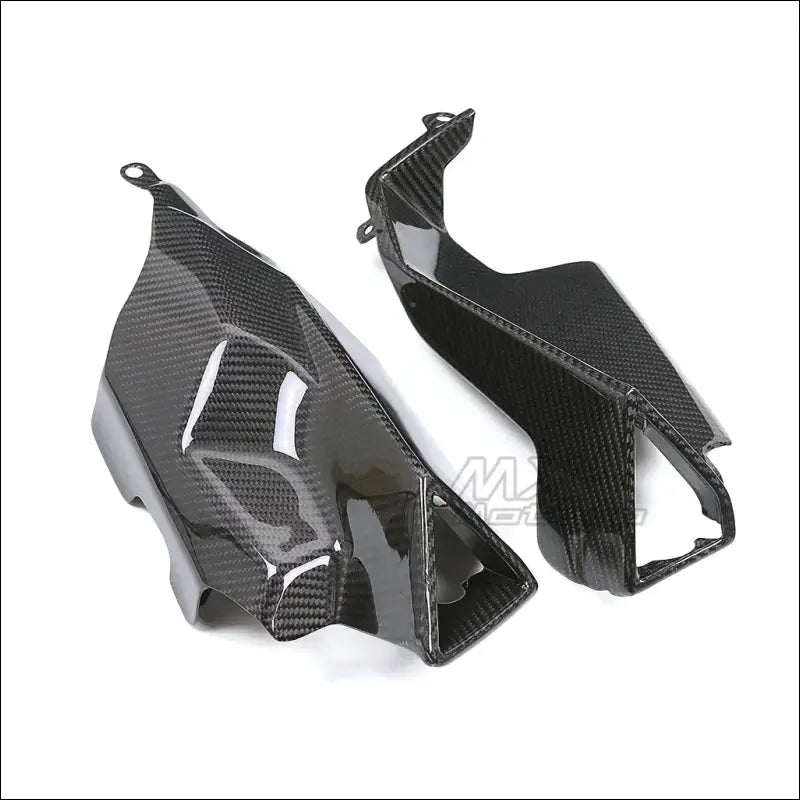 Aprilia RS660 2021-2023 | Carbonfaser Auspuffrohr Abdeckung Muffler Hitzeschutz - Twill glossy