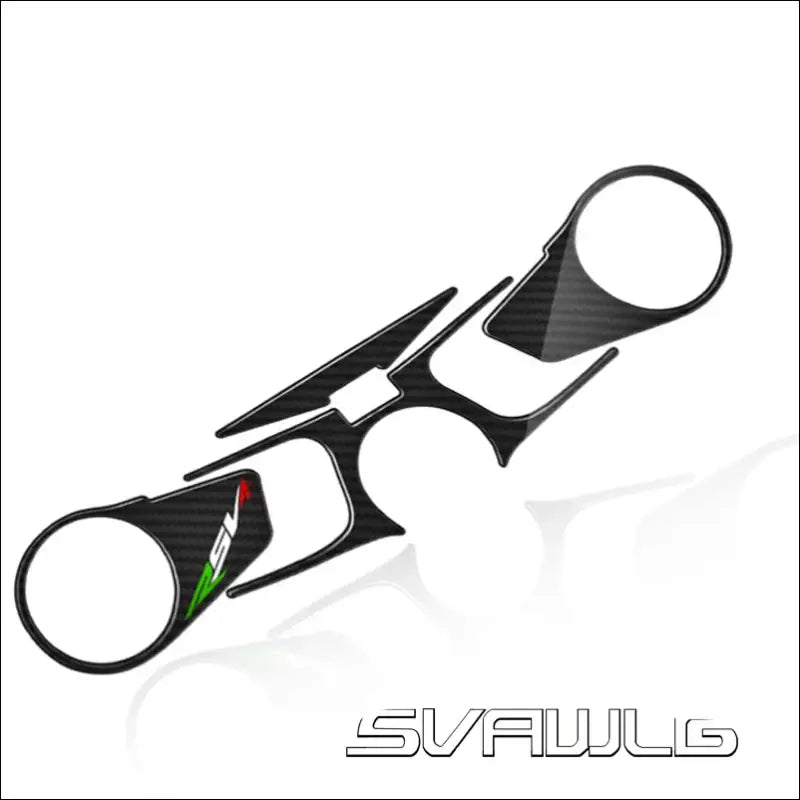 Aprilia RSV4 2009-2015 Gabelbrücken Aufkleber Carbonoptik