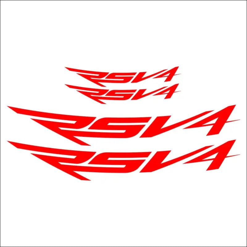 Aprilia RSV4 Felgenaufkleber - Red 002