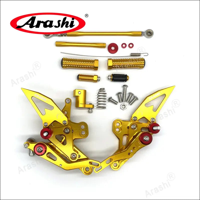 ARASHI CNC Verstellbare Fußrasten Honda CBR650R 2019-2023 - Gold
