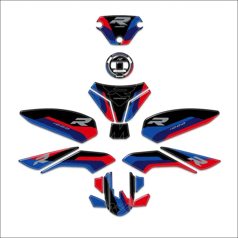 BMW M1000R S1000R 3D-Gel-Tankpad Schutzfolie