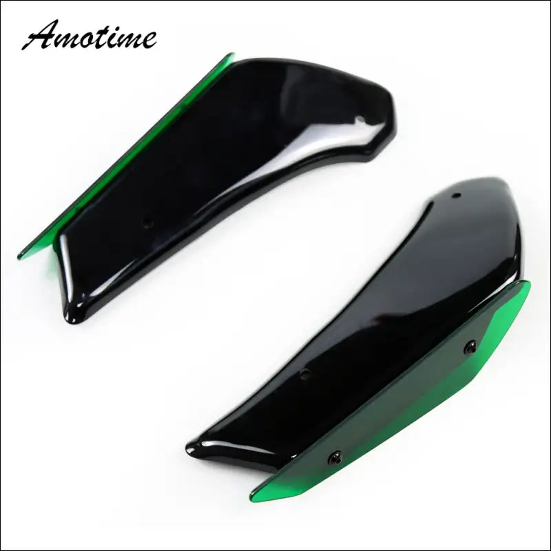 BMW S1000RR 2010-2018 Winglet Carbon / ABS Carbon Optik - Green
