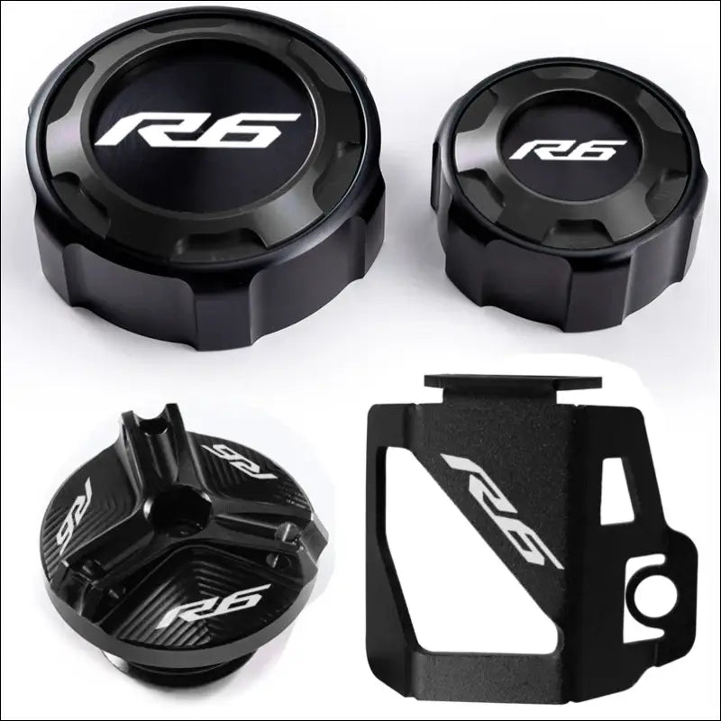 Bremsflüssigkeitsdeckel für Yamaha YZF-R6 (2010–2023) - A set black