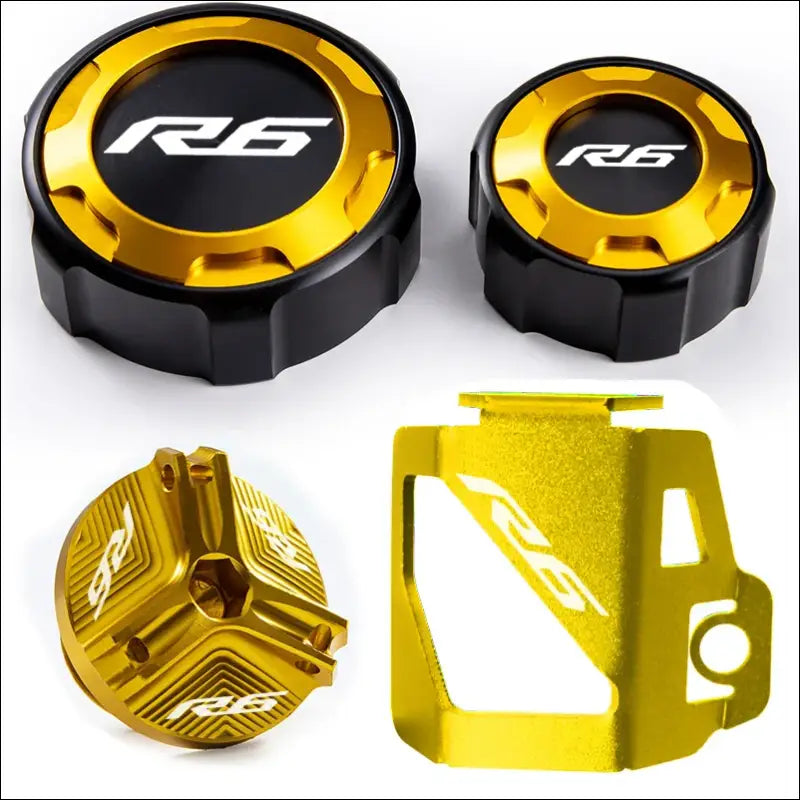 Bremsflüssigkeitsdeckel für Yamaha YZF-R6 (2010–2023) - A set gold