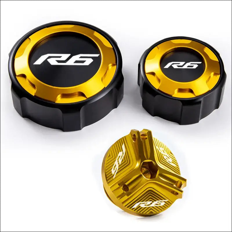 Bremsflüssigkeitsdeckel für Yamaha YZF-R6 (2010–2023) - Three golden