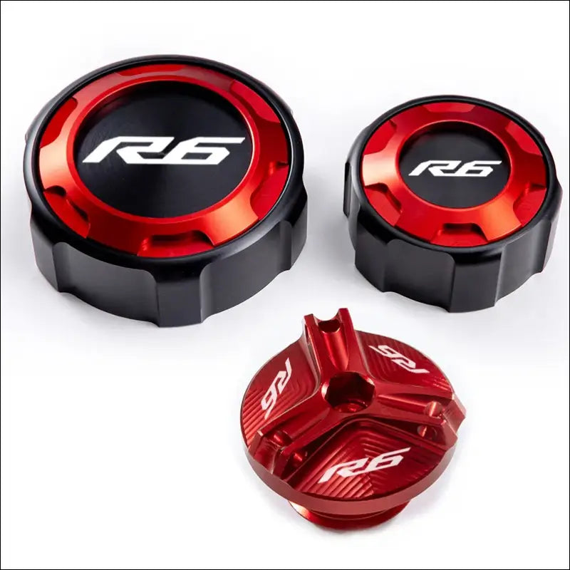 Bremsflüssigkeitsdeckel für Yamaha YZF-R6 (2010–2023) - Three red