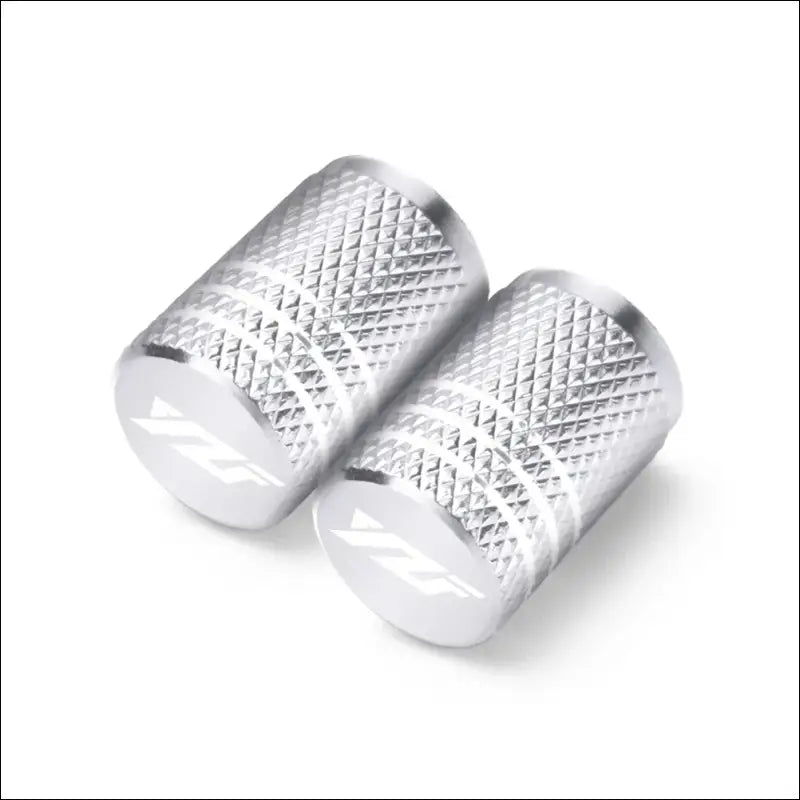 CNC-Aluminium Ventil-Kappen für Yamaha YZF R3 R25 R6 R1 R125 - 2Pcs Silver