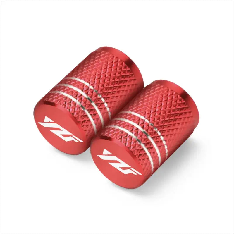 CNC-Aluminium Ventil-Kappen für Yamaha YZF R3 R25 R6 R1 R125 - 2Pcs Red