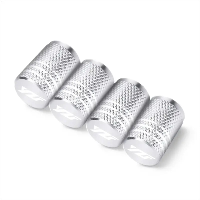 CNC-Aluminium Ventil-Kappen für Yamaha YZF R3 R25 R6 R1 R125 - 4Pcs Silver