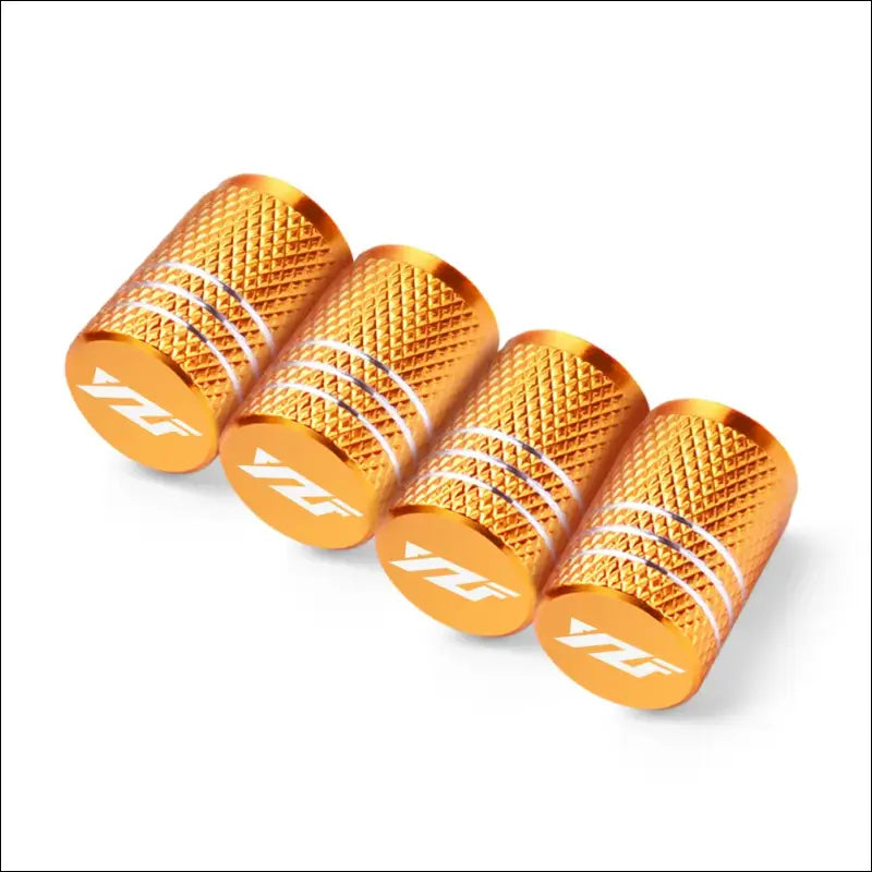 CNC-Aluminium Ventil-Kappen für Yamaha YZF R3 R25 R6 R1 R125 - 4Pcs Gold