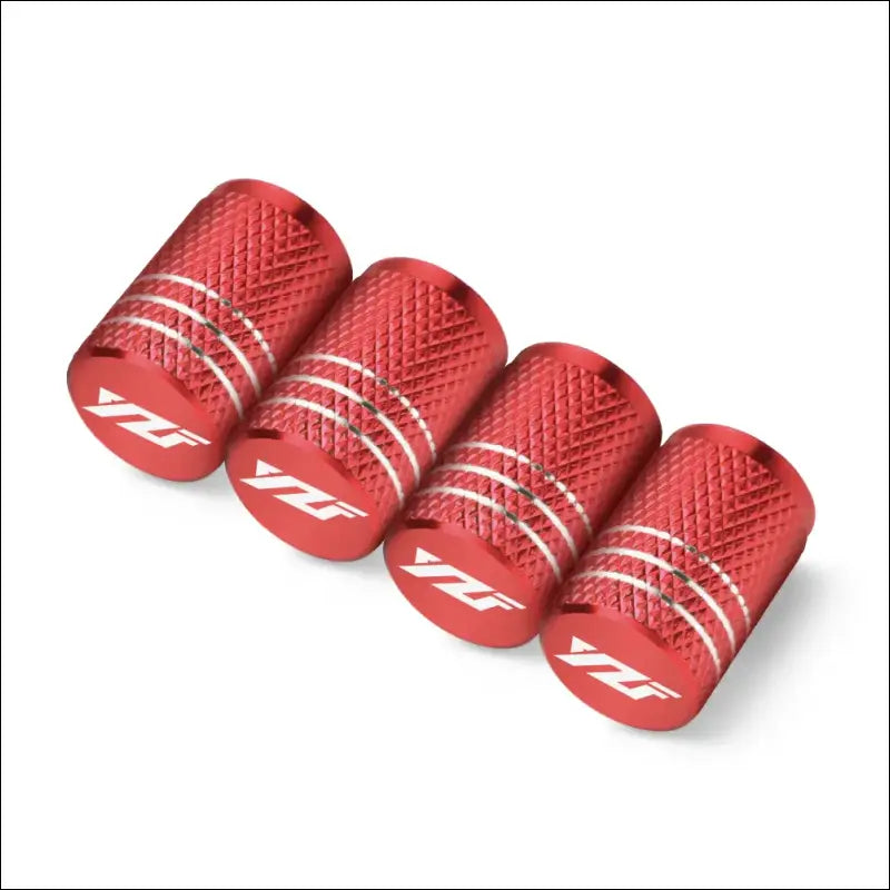 CNC-Aluminium Ventil-Kappen für Yamaha YZF R3 R25 R6 R1 R125 - 4Pcs Red