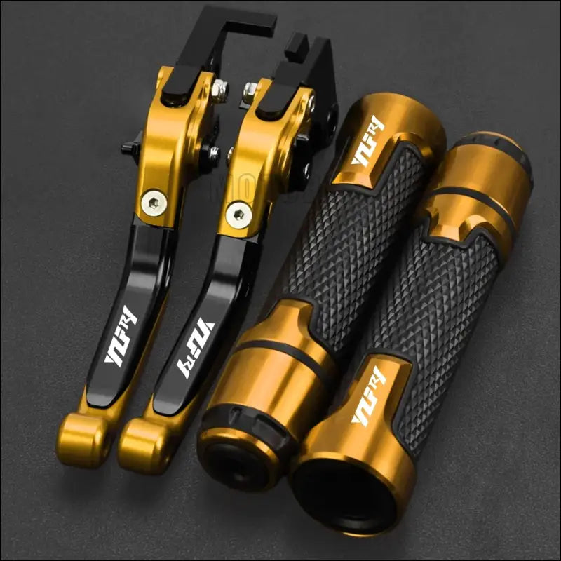 CNC-Brems- und Kupplungshebel mit Lenkergriffen für Yamaha YZF-R1 (1998-2003) - YZFR1 1999-2003 3