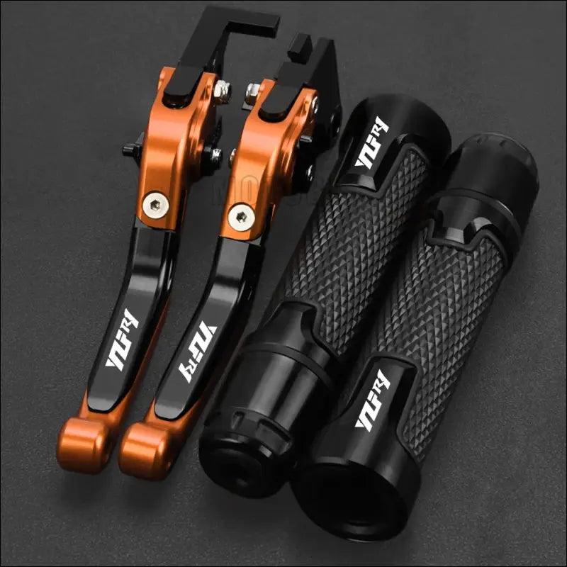CNC-Brems- und Kupplungshebel mit Lenkergriffen für Yamaha YZF-R1 (1998-2003) - YZFR1 1999-2003