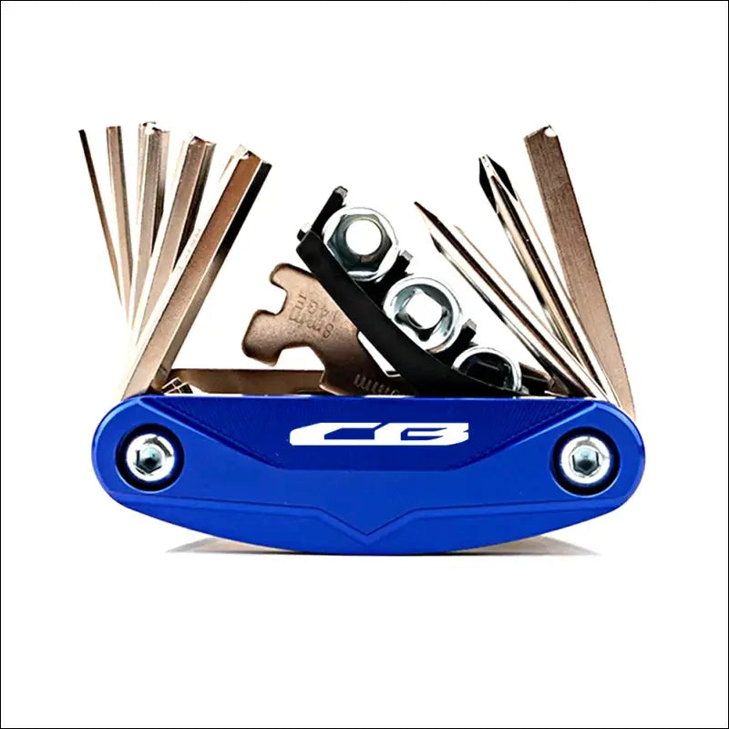 CNC Motorrad Multi Tool Schraubendreher Set Honda CBR CB - Blue-CB