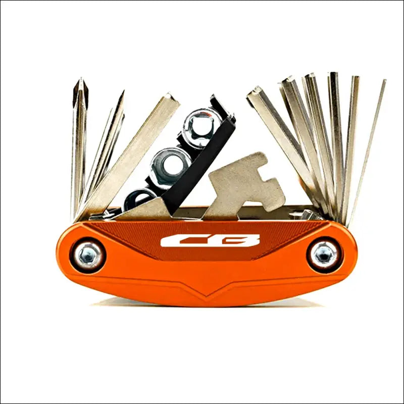 CNC Motorrad Multi Tool Schraubendreher Set Honda CBR CB - Orange-CB