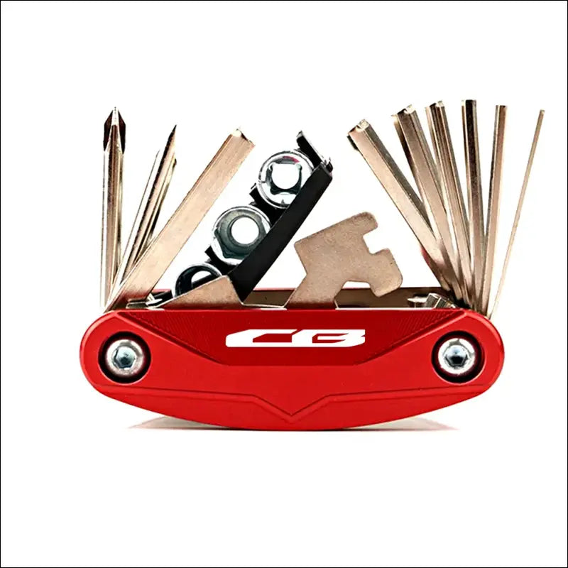 CNC Motorrad Multi Tool Schraubendreher Set Honda CBR CB - Red-CB