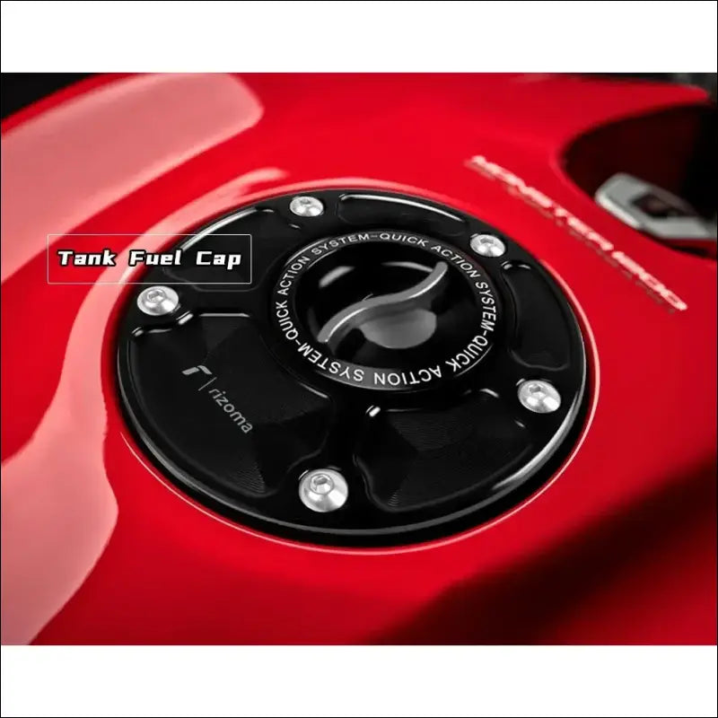 CNC-Tankdeckel für Yamaha YZF-R1/R1M/R3/R6/R7 | Keyless Racing Benzinverschluss - RIZOMA-Titanium