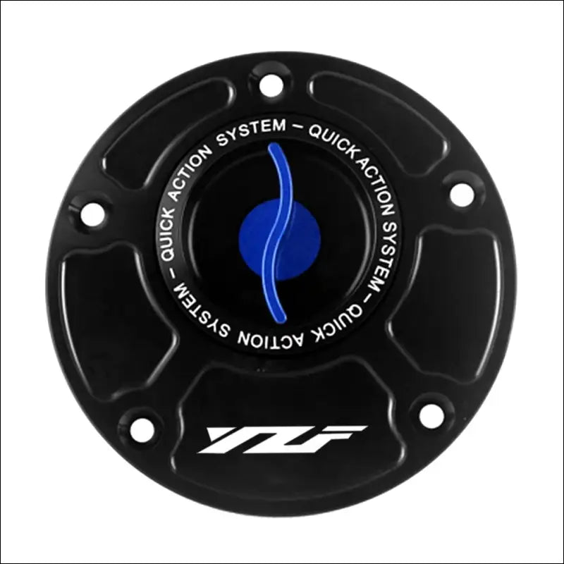 CNC-Tankdeckel für Yamaha YZF-R1/R1M/R3/R6/R7 | Keyless Racing Benzinverschluss - YZF-Blue
