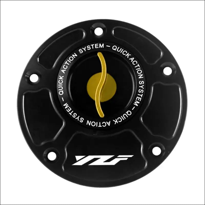 CNC-Tankdeckel für Yamaha YZF-R1/R1M/R3/R6/R7 | Keyless Racing Benzinverschluss - YZF-Gold