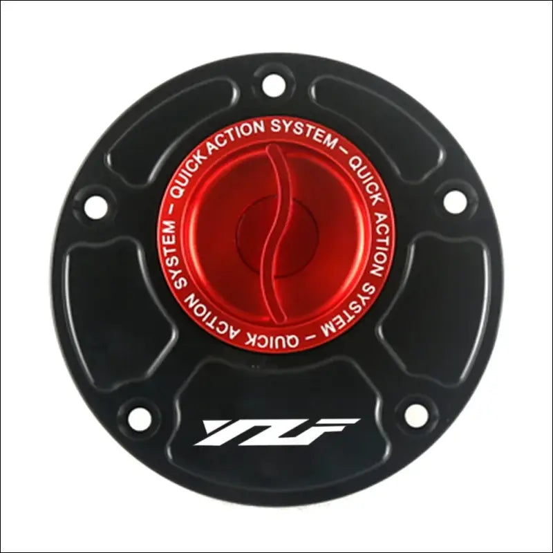 CNC-Tankdeckel für Yamaha YZF-R1/R1M/R3/R6/R7 | Keyless Racing Benzinverschluss - YZF-Red