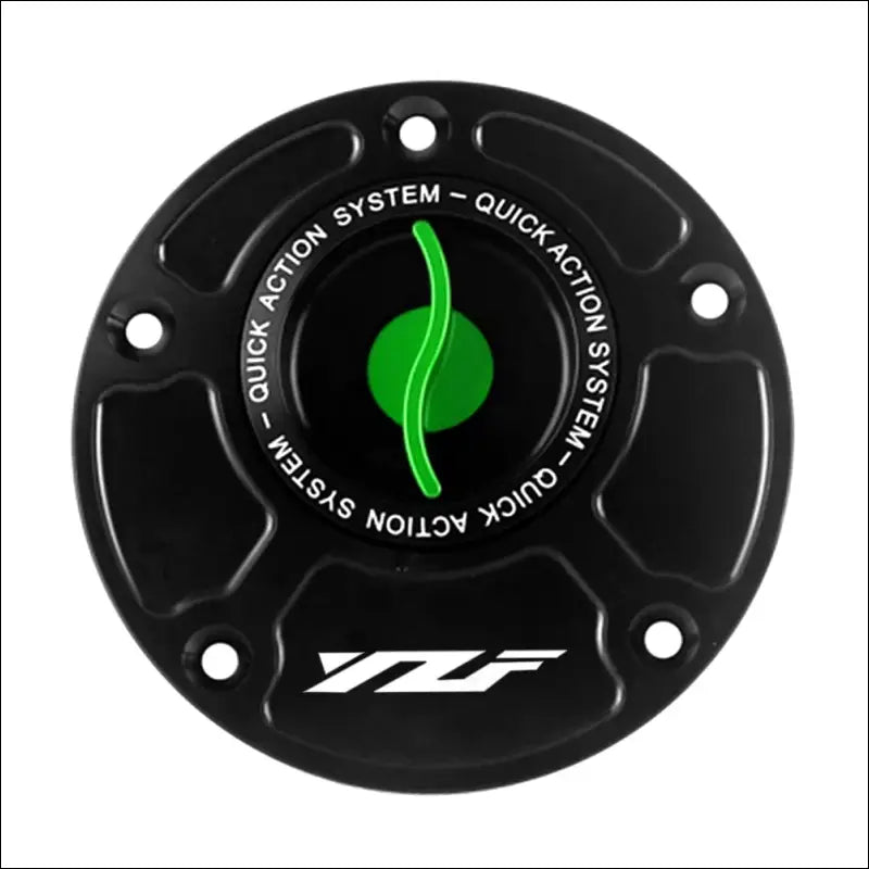 CNC-Tankdeckel für Yamaha YZF-R1/R1M/R3/R6/R7 | Keyless Racing Benzinverschluss - YZF-Green