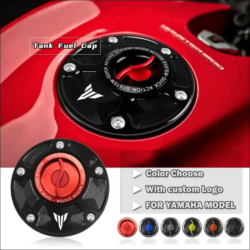 CNC-Tankdeckel für Yamaha YZF-R1/R1M/R3/R6/R7 | Keyless Racing Benzinverschluss