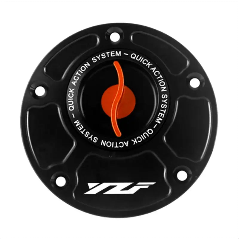CNC-Tankdeckel für Yamaha YZF-R1/R1M/R3/R6/R7 | Keyless Racing Benzinverschluss - YZF-Orange