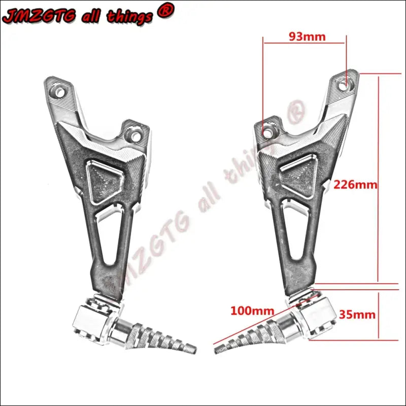 CNC Verstellbare Fußrastenanlage für BMW S1000RR (2009–2014) / S1000R (2010–2016)