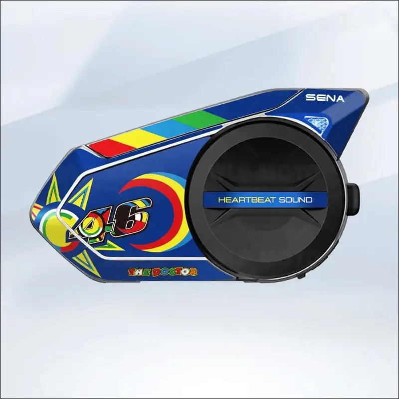 For SENA 50S sena 50s Motorcycle Helmet Headphone Stickers Decoration Decals Colorful Earphone Protective Decals