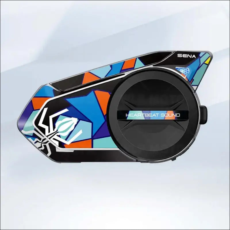 For SENA 50S sena 50s Motorcycle Helmet Headphone Stickers Decoration Decals Colorful Earphone Protective Decals