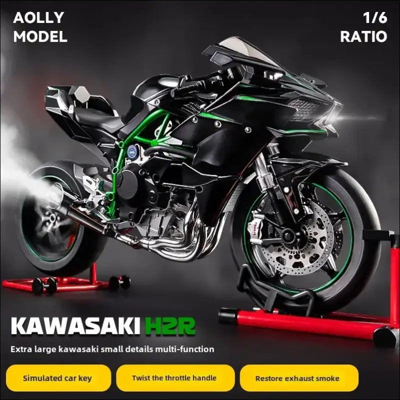 Kawasaki H2R Motorradmodell 16 - 1 6 H2R Gift Box