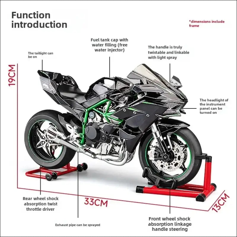 Kawasaki H2R Motorradmodell 16 - 1 6 H2R Gift Box