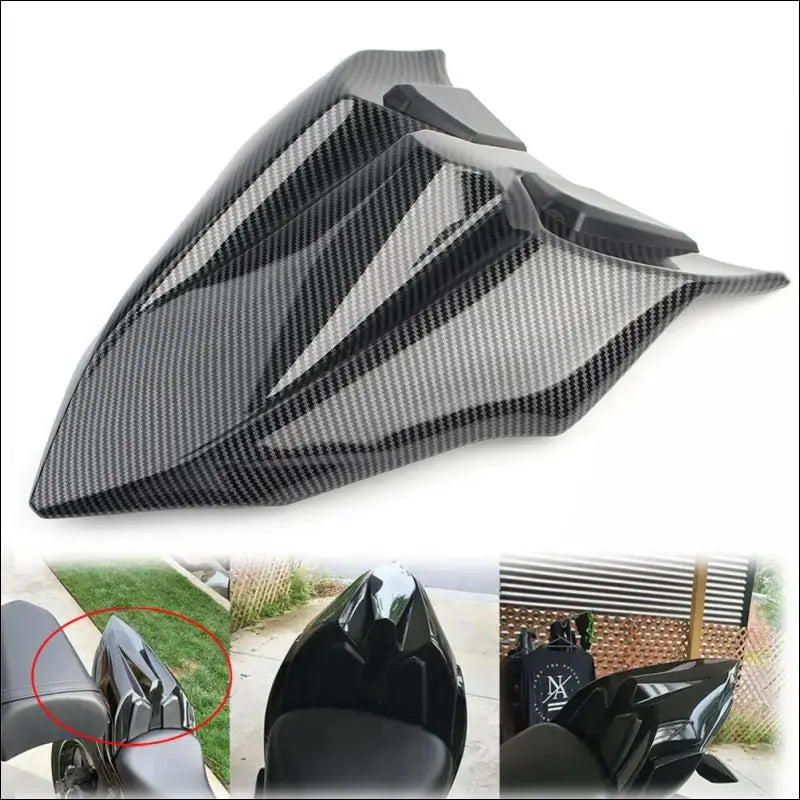 Kawasaki Ninja Z650 Hintere Sitzverkleidung Soziussitz Abdeckung - Carbon fiber