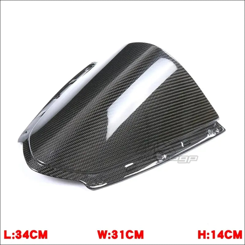 Kawasaki Ninja ZX-10R Carbonfaser Windscreen 2021 2024 - Twill weave glossy