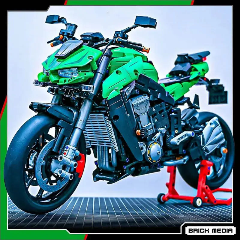 Kawasaki Z1000 Motorrad Bausatz Hochwertigen Technic MOC - 2089pcs no box