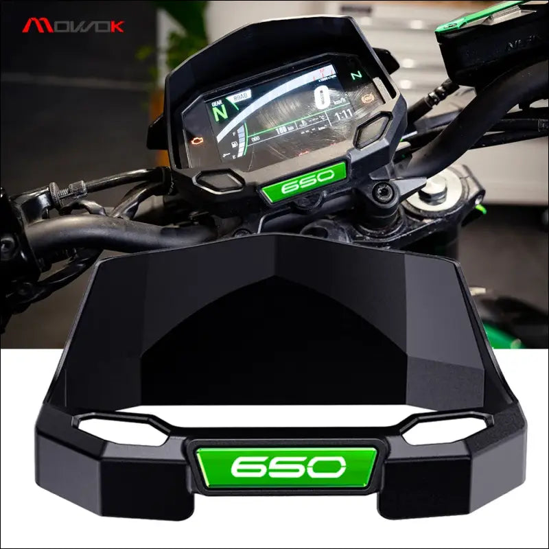 Kawasaki Z650 Instrumenten Display Sonnenschutz