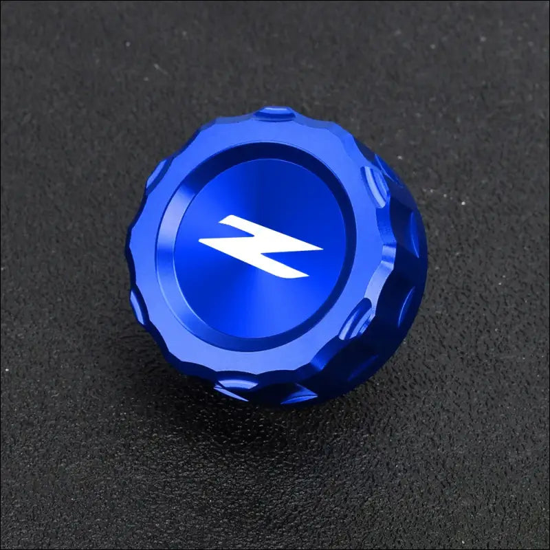 Kawasaki Z900 Bremsflüssigkeitsbehälter Deckel Hochwertigen Deckel - Blue LOGO