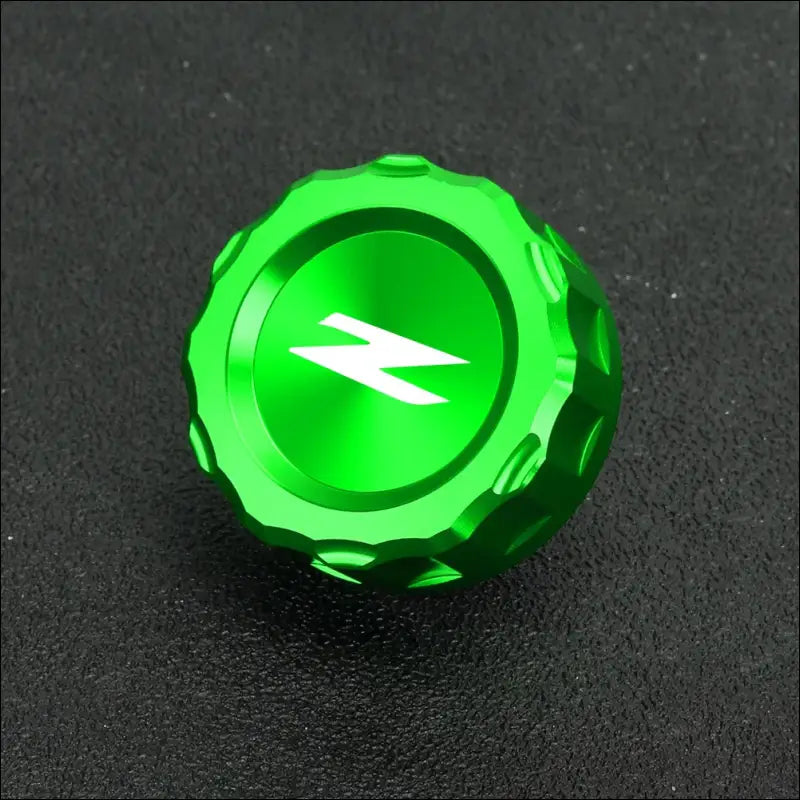 Kawasaki Z900 Bremsflüssigkeitsbehälter Deckel Hochwertigen Deckel - Green LOGO