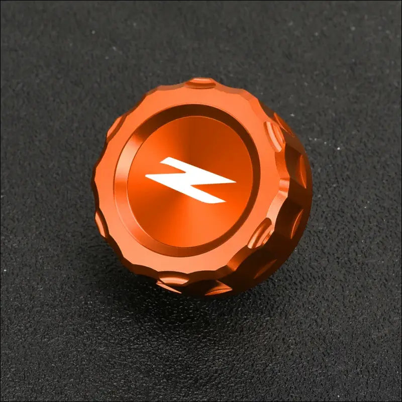 Kawasaki Z900 Bremsflüssigkeitsbehälter Deckel Hochwertigen Deckel - Orange LOGO